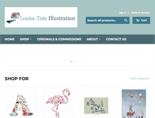 Tablet Screenshot of louise-tate.com
